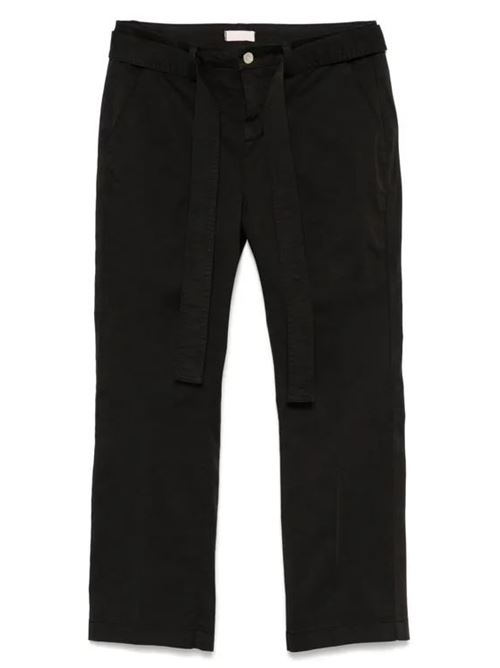 Pantaloni neri stretch con cintura in vita Liu Jo | WA5448T4810.22222